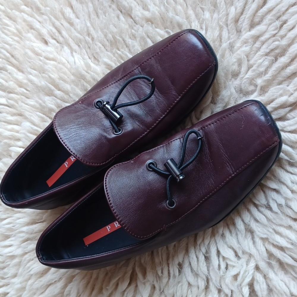 PRADA leather  shoes